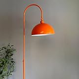 bamyum Gorkiede Métal, Moderne, E27 30 cm, Salon et Chambre, Abat Jour Réglable, Lampadaire, Orange