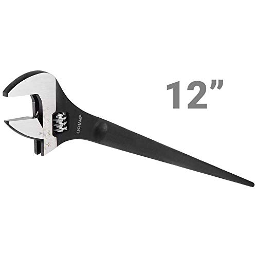 LICHAMP 3-Pack Adjustable Construction Spud Wrench Set 10 12 16 Inches