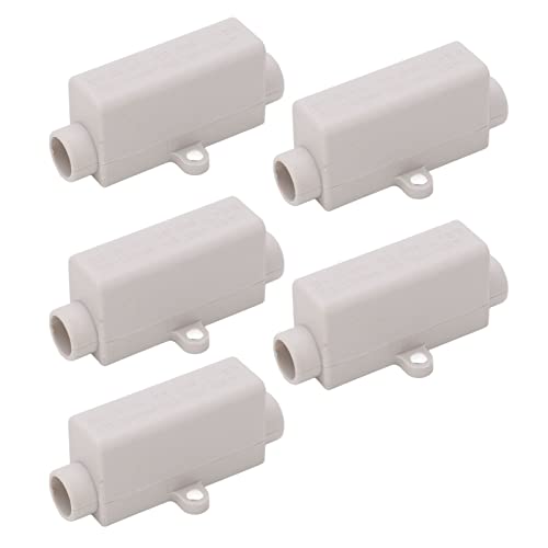 Terminal Block High Power Wire Cable Connector, 2.5-16mm² 5 Pieces Self-Extinguishing High Power Wire Cable Connector for Switch Wiring