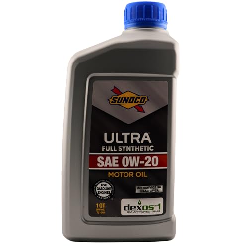 Aceite motor SUNOCO 0W-20 sintético completo 1 cuarto x4 miniatura 3