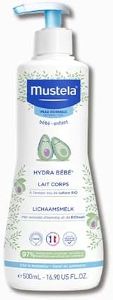 Mustela Hydra Bebê 300ml - Hidratante Infantil Corpo e Rosto - Fe...