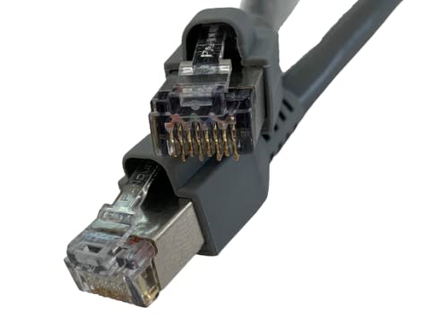 Amazon.co.jp: LANケーブル CAT5E STP 灰色 0.5m RJ45コネクタ