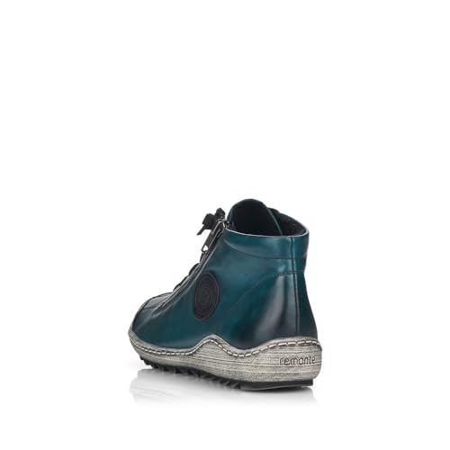 Remonte Damen Low-Top Sneaker R1498, Frauen Halbschuhe,lose Einlage,schnürer,Business,Freizeit,straßenschuhe,Strassenschuhe,blau (12),42 EU