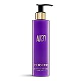 MUGLER Alien Parfümierende Bodylotion, Damen-Parfum, Amberartig, holzig und blumig, Außergewöhnlicher Duft, 200 ml