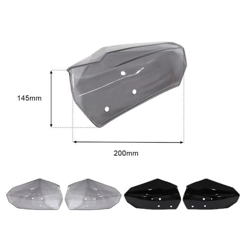 Extension pare-brise moto contre le vent pour NSS 350 - 3