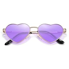 Gold Frame/Purple Lenses