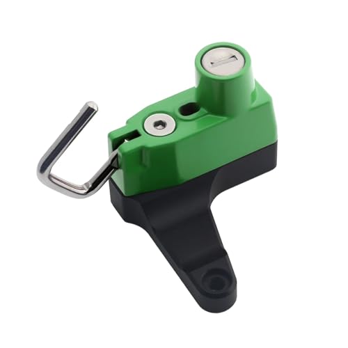 WTNZBAEM Candado antirrobo Lateral for Casco de Motocicleta con 2 Llaves, Compatible con Ducati Monster 696, Monster 796, Monster 1100 (2009-2010)(Green)