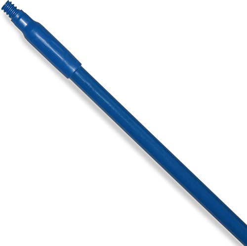 Image of SPARTA 48 inch Fiberglass Replacement Handle with 3 /4 inch Acme Thread Tip, Polyester Veil Reinforced, Hanging Cap, Commercial Cleaning, Blue