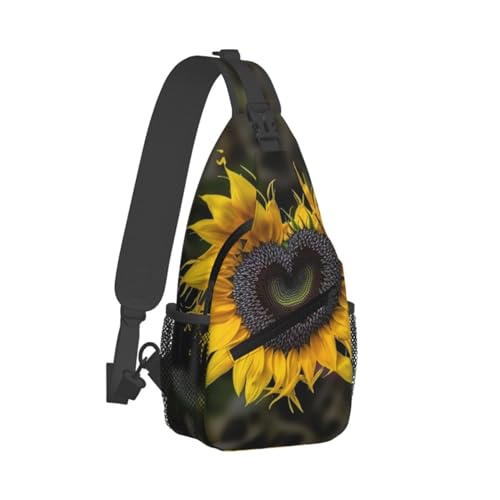 Bolso bandolera pequeño en forma de corazón para senderismo