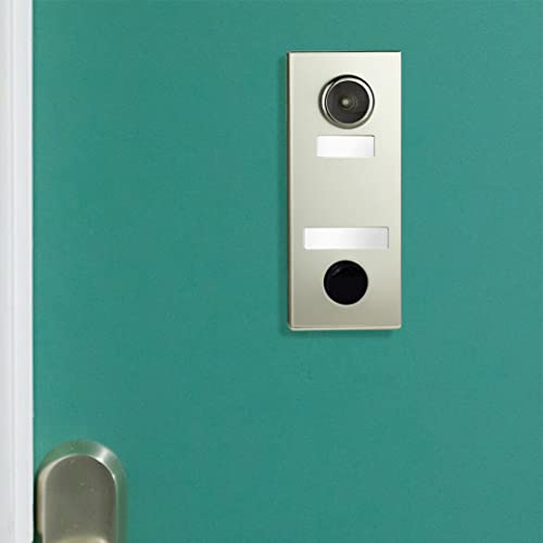 2-Note Mechanical Door Bell Chime and Door Button with Viewer, Silver by Newhouse Hardware - Image 8