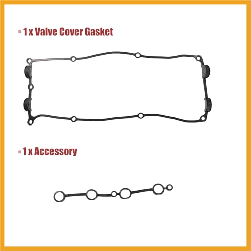 Image of 1 Set VS50550R Engine Valve Cover Gasket for Nissan 240SX 2.4L L4 GAS DOHC 1995-1998 for Nissan Frontier 2.4L L4 GAS DOHC 1998-2004 Replacement