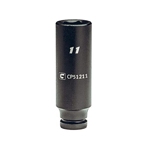 Image of Capri Tools 11 mm Deep Impact Socket, 1 /4-Inch Drive, 6-Point, Metric
