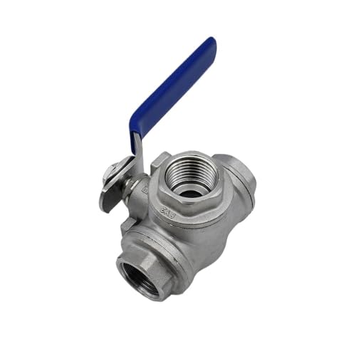 Vanne inox 304 type T DN32 pour dérivation de circuit d'eau - 4