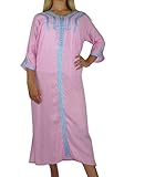 Marrakech Accessoires Marrakech Accessoires Orientalisches Kleid Kaftan Tunikakleid Strandkleid Sommerkleid Maxi, Grösse:XXL