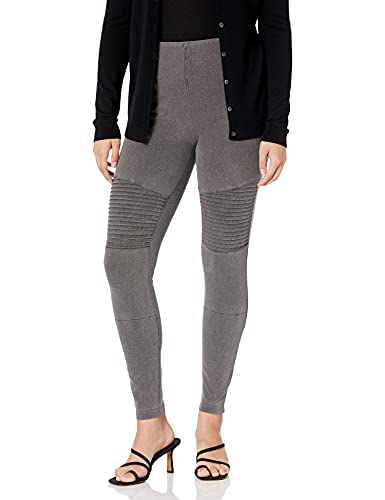 Lyssé Women's Lysse Moto Toothpick Legging, Mid Grey, X-Large #TOP16
