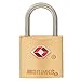 Brinks 161-20271 TSA Approved 22MM Luggage Lock Solid Brass, 2-Pack