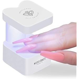 Mini UV Light for Nails, UV Nail Lamp, Nail Light with 2 Timers for Fast Nail Extension, LED Nail Lamp, Portable USB Nail Dryer for Travel