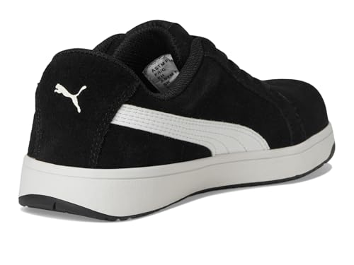 Image of PUMA Women's Iconic Suede Low ASTM EH Black /White 7 Wide