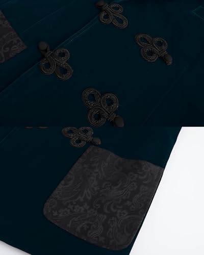 Men's Smoking Jacket Jacquard Peaked Lapel Double Breasted Stylish Blazers Coat Evening Party Wear4