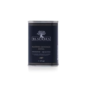 BLACKSEA Premium Olivenöl Extra 175 ml – natives Oliven Öl hochwertig & kaltgepresst – hoher Polyphenolgehalt – intensives Aroma – reich an Antioxidantien – praktischer Kanister für lange Frische
