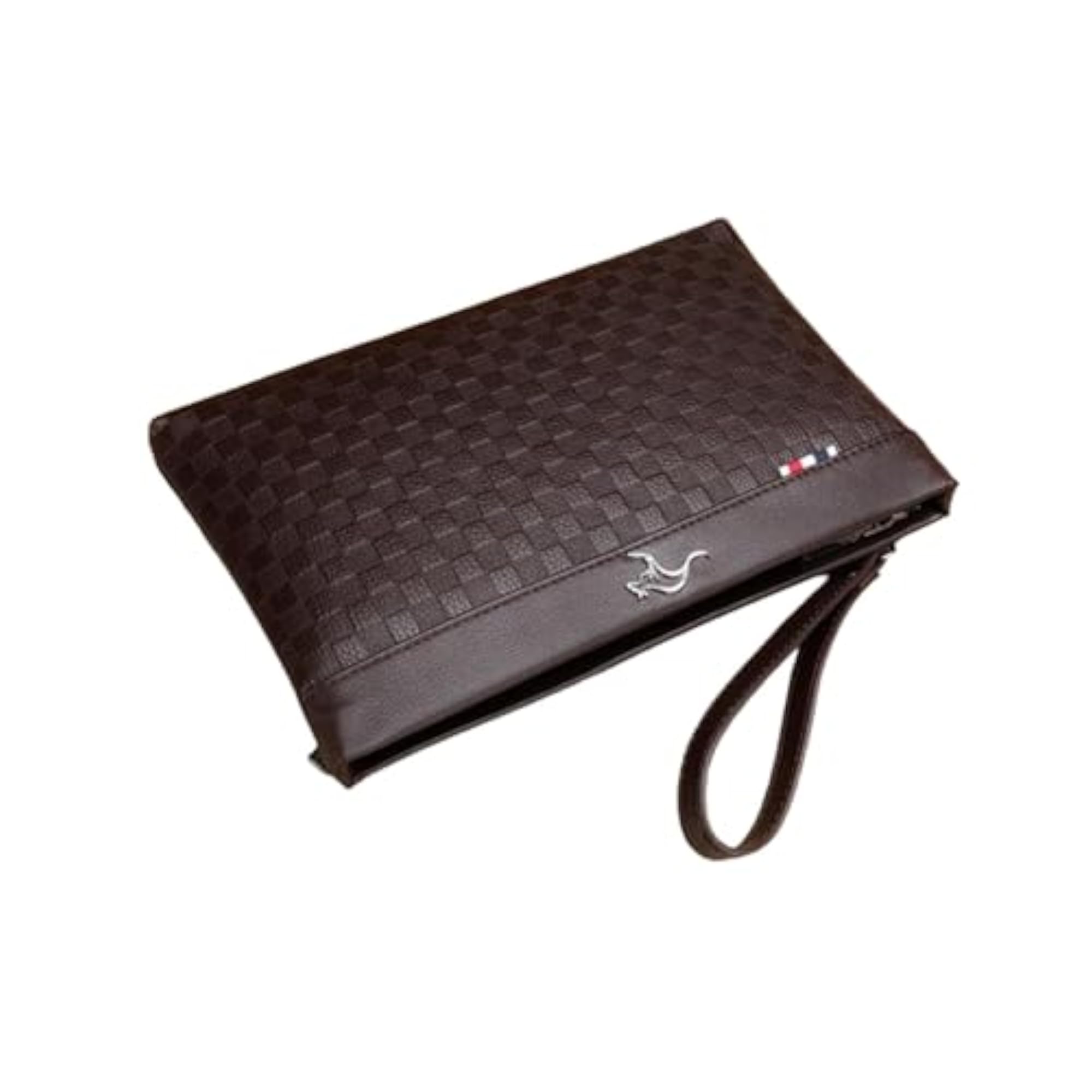 Men's Business Clutch Bag for Meetings, Brown
