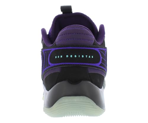 Nike Jordan Luka 2 Men's Basketball Shoes (DX8733-001, Black/Grand Purple/Aurora Green/Glow) Size 114