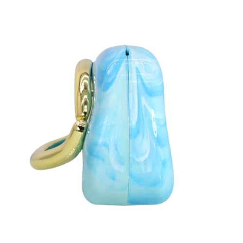 Image of Women Evening Clutch Purse Metal Handle Acrylic Purse Unique Shoulder Bag Causal Handbags for Bride Party Wedding