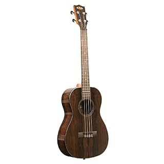 Kala KA-ZCT-B Ziricote brillant – Ukulele baryton - Les Beatles, Paul McCartney, John Lennon, RIngo Starr, George Harrison
