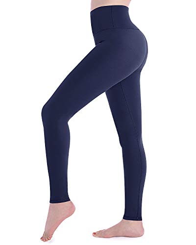 Calça legging feminina de ioga EASYSO com controle de barriga, cintura alta para treino, corrida com