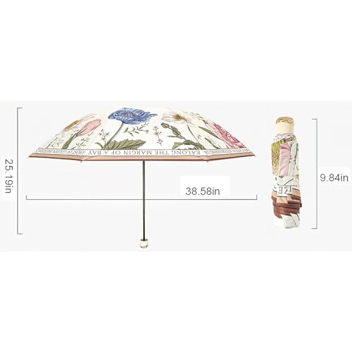 Mini parapluie pliable et compact pour pluie et soleil