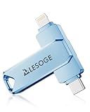 MFi Certified 256GB Flash Drive for iPhone Photo Stick Thumb Drive, USB Memory Stick iPhone Flash Drive for Photos Videos, High Speed Jump Drive External Storage for iPhone/iPad/Android/PC (Blue)