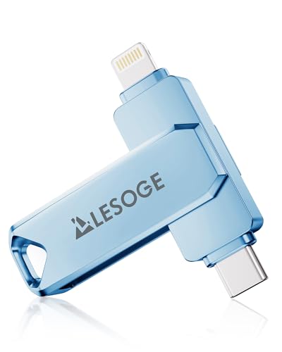 MFi Certified 256GB Flash Drive for iPhone Photo Stick Thumb Drive, USB Memory Stick iPhone Flash...