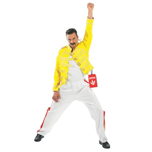 Morph 80s Rock Costume for Men, Rocker Outfit, 80s Band Attire, Mens Singer Costume, Retro Rocker Look, 80s Fancy Dress Men