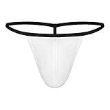 Kiniki Men's Ultra Soft Modal G-String Underwear - White