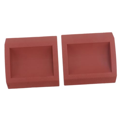 NULYLU Piano Cup Pads 2 Pack of Non-Slip PVC Pads for Piano Legs Floor Protection