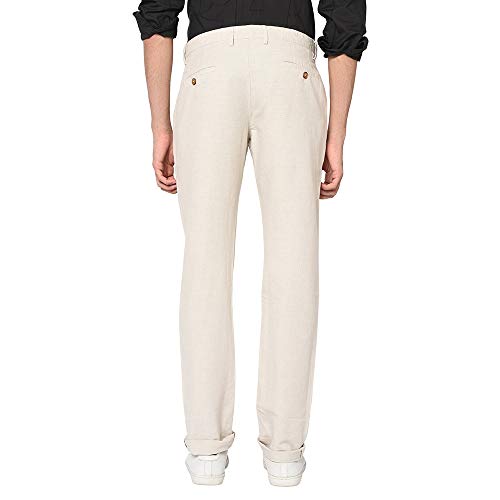 Image of blackberrys Mens 4 Pocket Solid Trousers