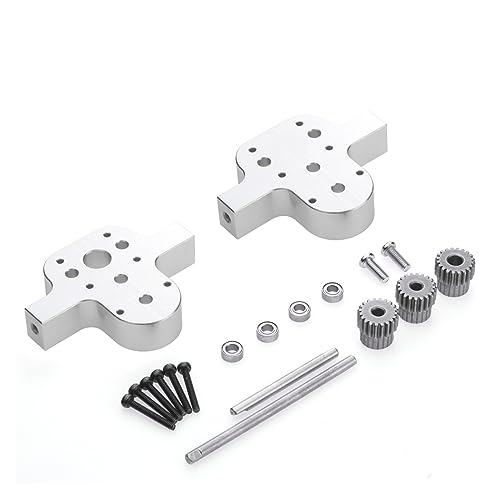 Caja de cambios para WPL C14 C24 y motor de cepillo 370 con transmisión de metal MN99S 8