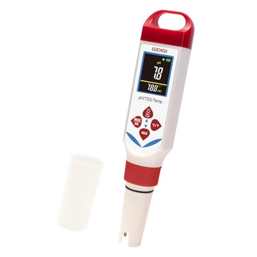 GIDIGI High Precision pH Meter for Water, Digital Drinking Water TDS Meter with Color Backlit Screen, 3 in 1 pH ppm Meter 0-9990ppm with pH Calibration Solution for Drinking Water, RO/DI System