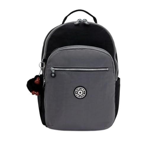 Mochila Kipling Seoul College Extra Cinza I63502GX