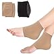 HREDZEO Moisturising Socks,2 Paar Feuchtigkeitsspendende Socken Gel Fersen Socken Weiche Aerogel Fersensocken Open Toe Weiche Socken für Fersenrisse Fersendekompression