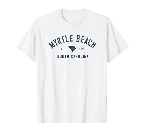Myrtle Beach South Carolina Mens retro throwback souvenir T-Shirt