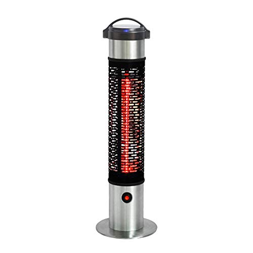 Außen-Infrarot-Terrassenheizung mit Bluetooth-Lautsprecher, Kohlefaser-Heizelement, 1200 W/1500 W, 360 & deg; Strahlen (Co.