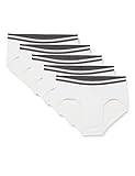 Paquete de 5 calzoncillos Marca Amazon - find. Slip para Hombre Y-Front, Pack de 5, Blanco (White), XL, Label: XL