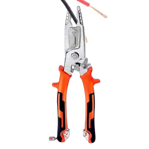 Pinza De Alambre, Herramienta De Mano Profesional 10 En 1, Pinza De Electricista, Abrazadera De Alambre Robusta, Pinza De Pico, Herramienta Manual, Herramienta De Pelado De Alambre Multifuncional,