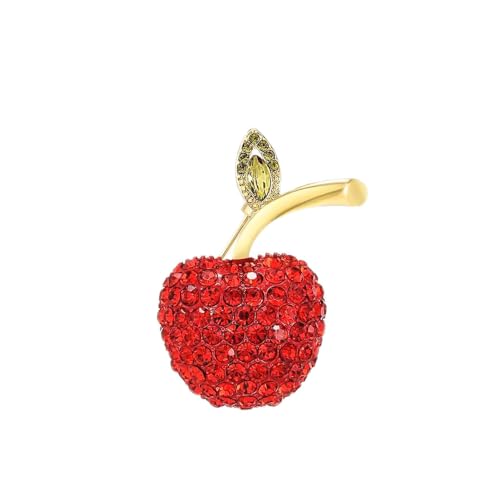Image of BeeGift Rhinestone Fruit Brooch Pin for Women Girls,Lemon /Pomegranate /Watermelon /Banana /Strawberry /Pineapple Fruit Brooch Cute Fruit Lapel Pin Jewelry Gift for Women