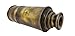 Brass Nautical - 12x Pirate's Functional Telescope | Made of Brass | Glass Optics | Captain's Spyglass| Camouflage Finish | 17in Long | 1Pc in Leather Case | Handheld Style Spyglass