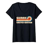 Photo Gallery donna glennie first name funny retro vintage birthday maglietta con collo a v Photo Gallery donna glennie first name funny retro vintage birthday maglietta con collo a v