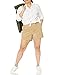 Amazon Essentials Women's 5 Inch Inseam Stretch Chino Short With Pockets (Available in Plus Size), Khaki Brown, 36 Plus