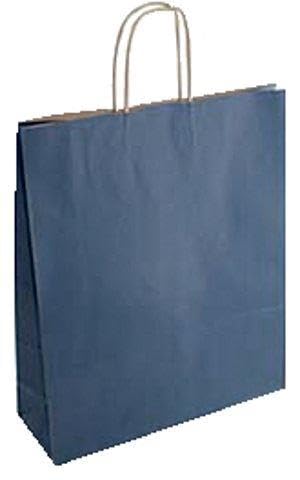 Enveloppes Kraft Sealing Bleu à soufflet 23x10x32 cm Florio Papier 70074 épaisses et résistantes