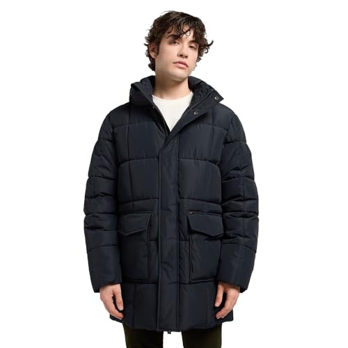 Lee Mercury Puffer Jkt Chaqueta, Negro, XXL Hombres